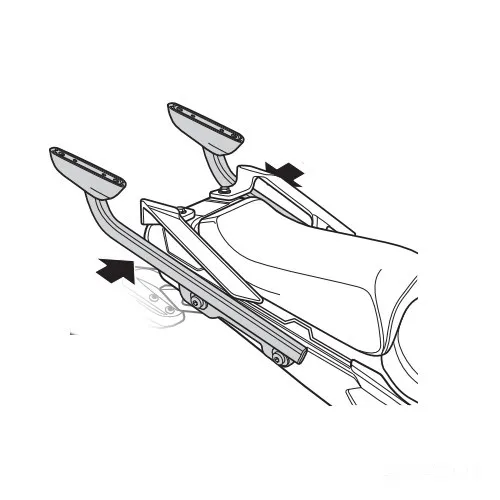 Träger für Topcase SHAD, Y0MT95ST