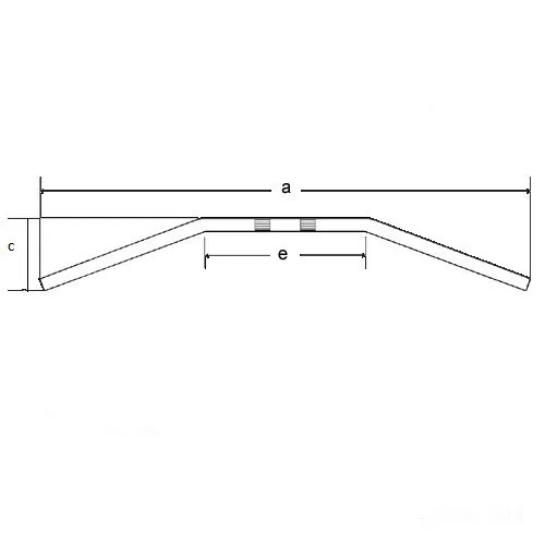 Lenker Stahl chrom KK 1 Zoll Dragbar Fehling, 7094