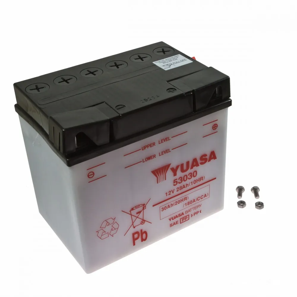 YUASA Batterie 53030, 12 Volt Trocken vorgeladen