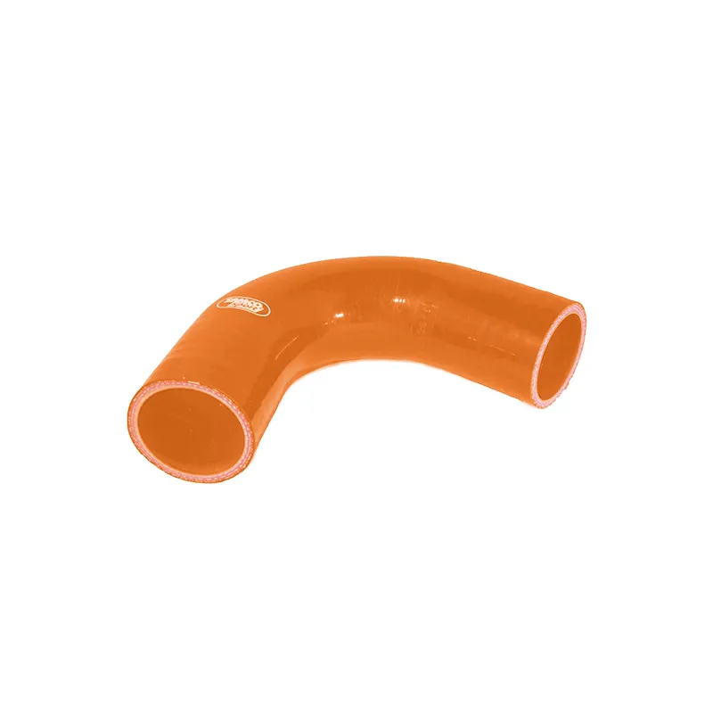 Samco Siliconschlauch 120 Grad Standard Bogen orange