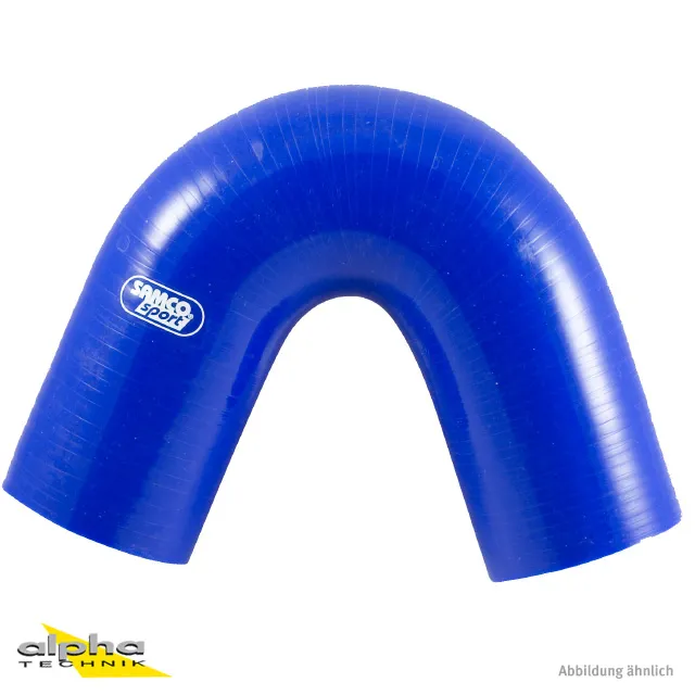 Samco Siliconschlauch 135 Grad Standard Bogen blau