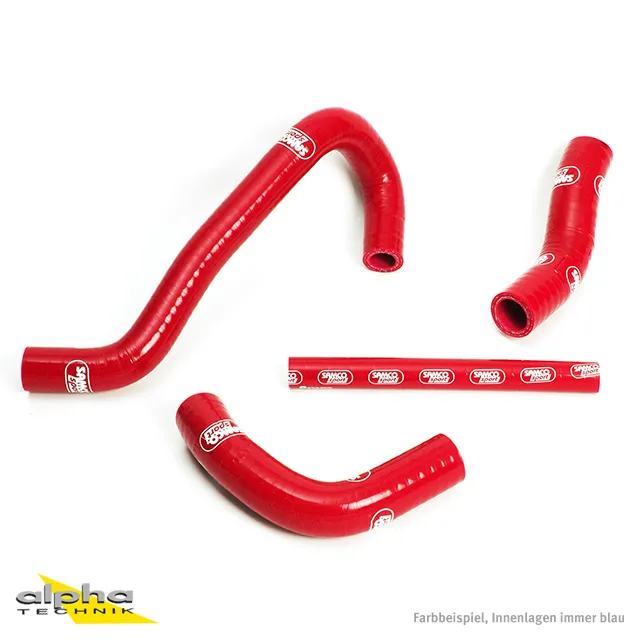 SAMCO SPORT Siliconschlauch Kit rot für Honda NSR250 Modelljahr 1986-1989