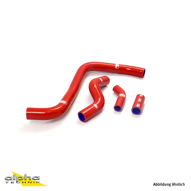 SAMCO SPORT Siliconschlauch Kit rot für Honda VFR750F VFR700F 2 Modelljahr 1986-1989