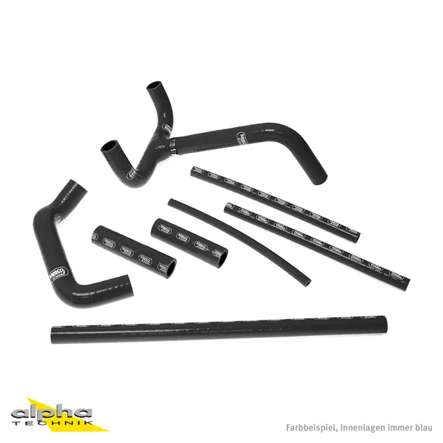 SAMCO SPORT Siliconschlauch Kit schwarz für KTM 625 SMC 640 LC4 Supermoto 640 Enduro 660 LC4 1994-2012