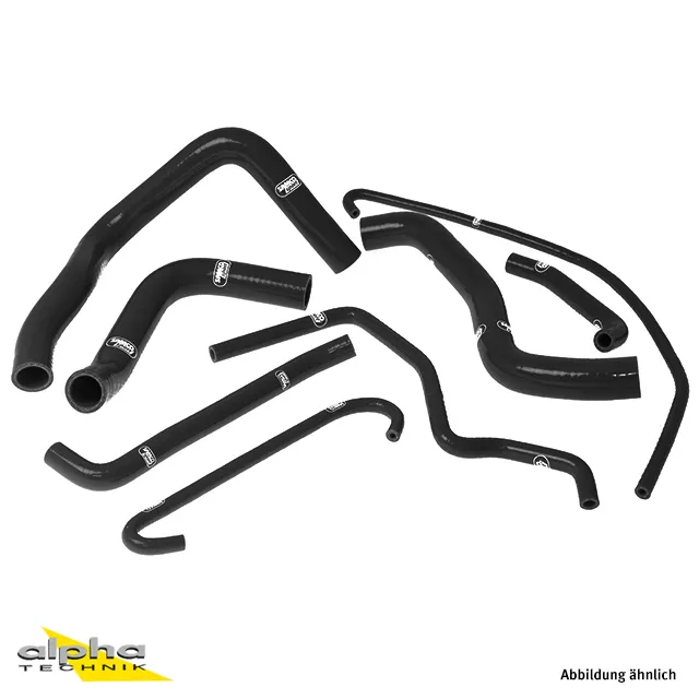 SAMCO SPORT Siliconschlauch Kit schwarz für Suzuki GSXR600 GSXR750 Modelljahr 2006-2010
