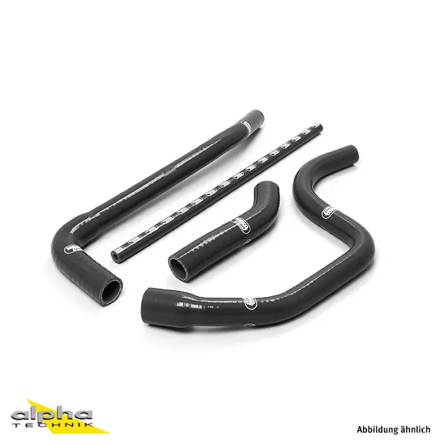 SAMCO SPORT Siliconschlauch Kit schwarz für Triumph Daytona 955i Speed Triple 1050i Modelljahr 2005-2010