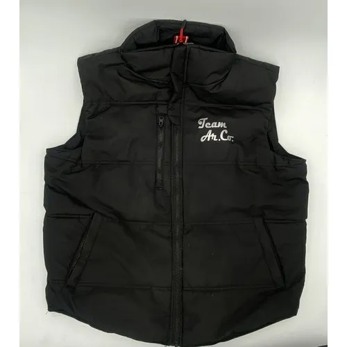 Giubetto smanicato Team Ar.Co. nero - TAGLIA S