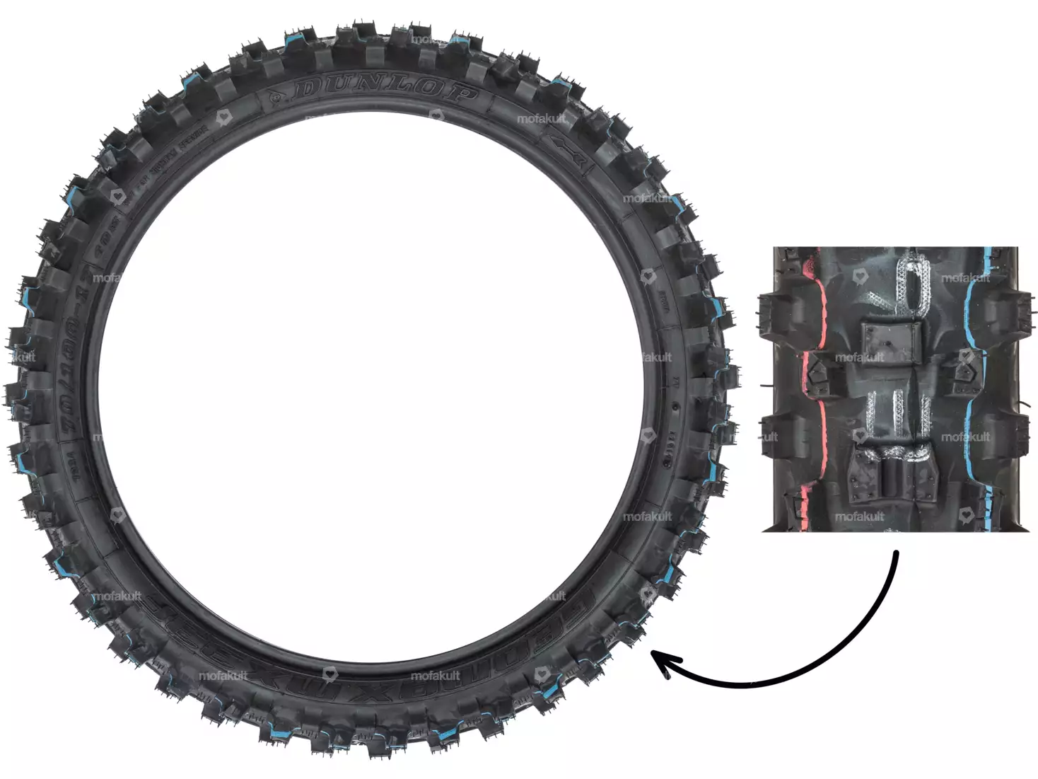 Dunlop 70/100 x 17 Geomax MX33F front Motocross