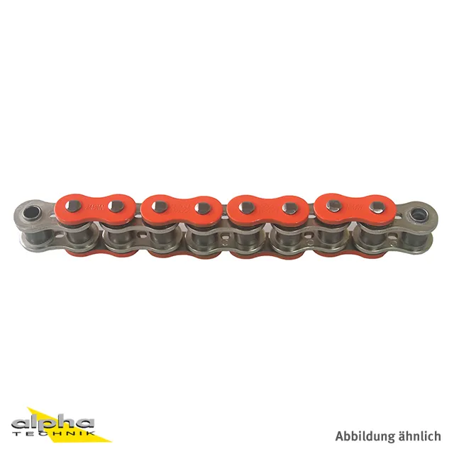 Kette ENUMA MVXZ-2 530, ideale OEM-Ersatzkette - 118 Glieder - Farbe Orange