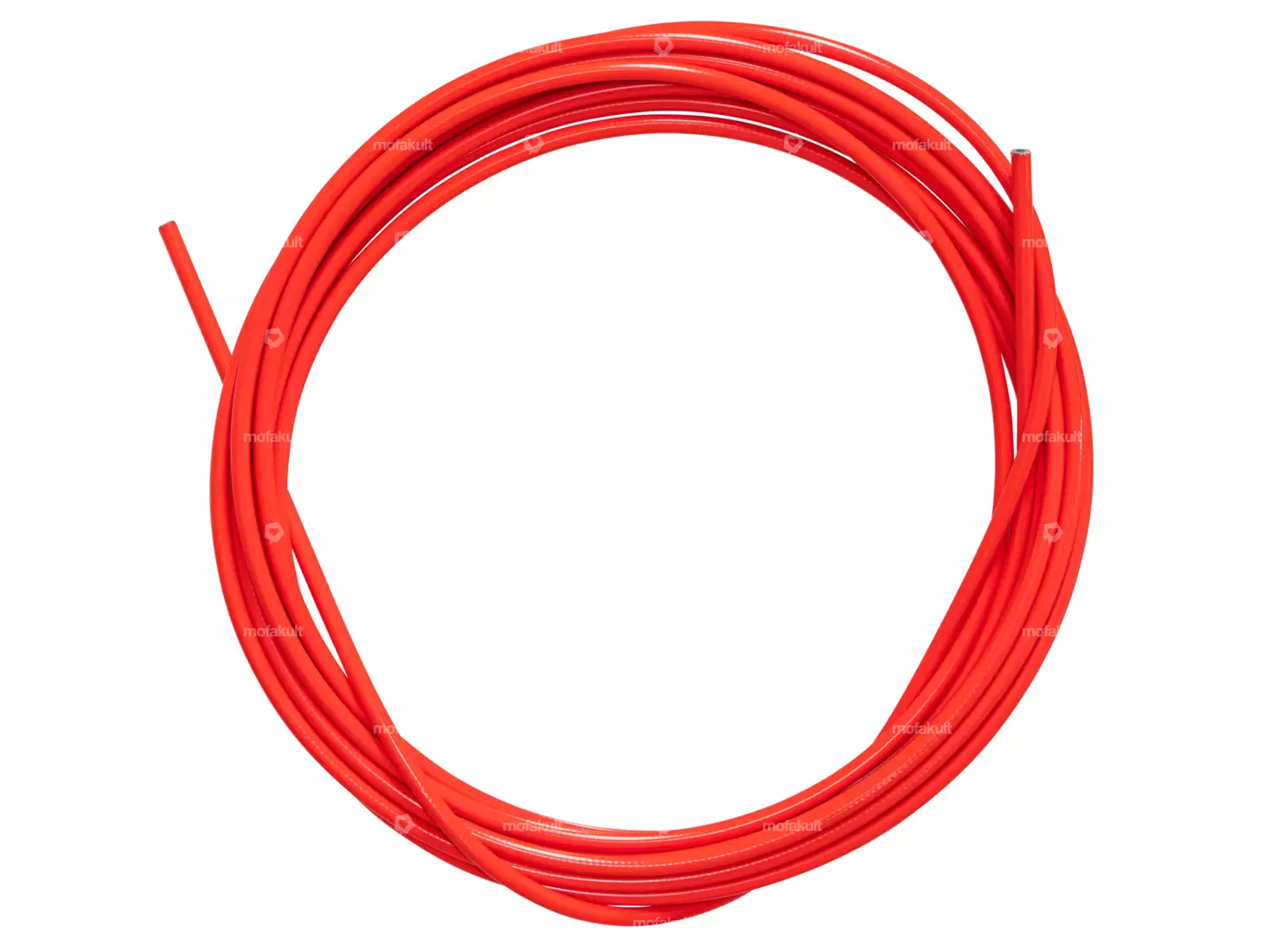 Kabelhülle Ø 5 mm rot (6 Meter Rolle) PTFE-gefettet