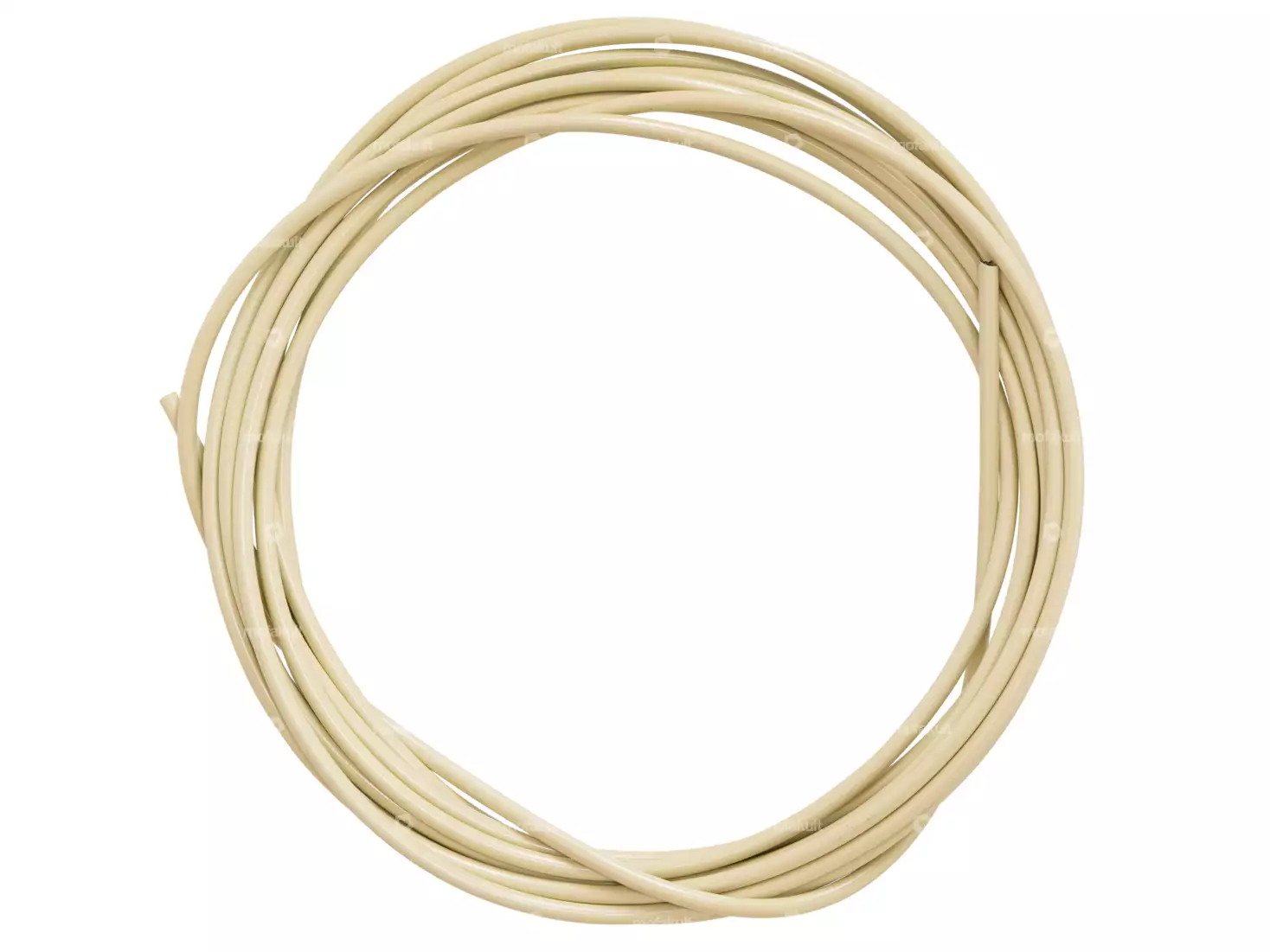 Kabelhülle Ø 5 mm creme (6 Meter Rolle) PTFE-gefettet