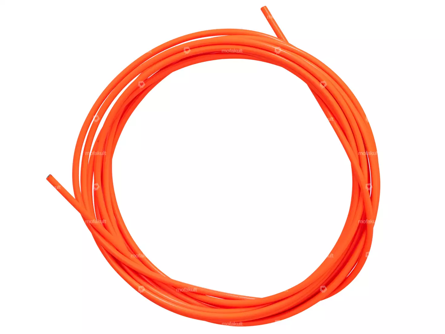 Kabelhülle Ø 5 mm neonorange (6 Meter Rolle) PTFE-gefettet