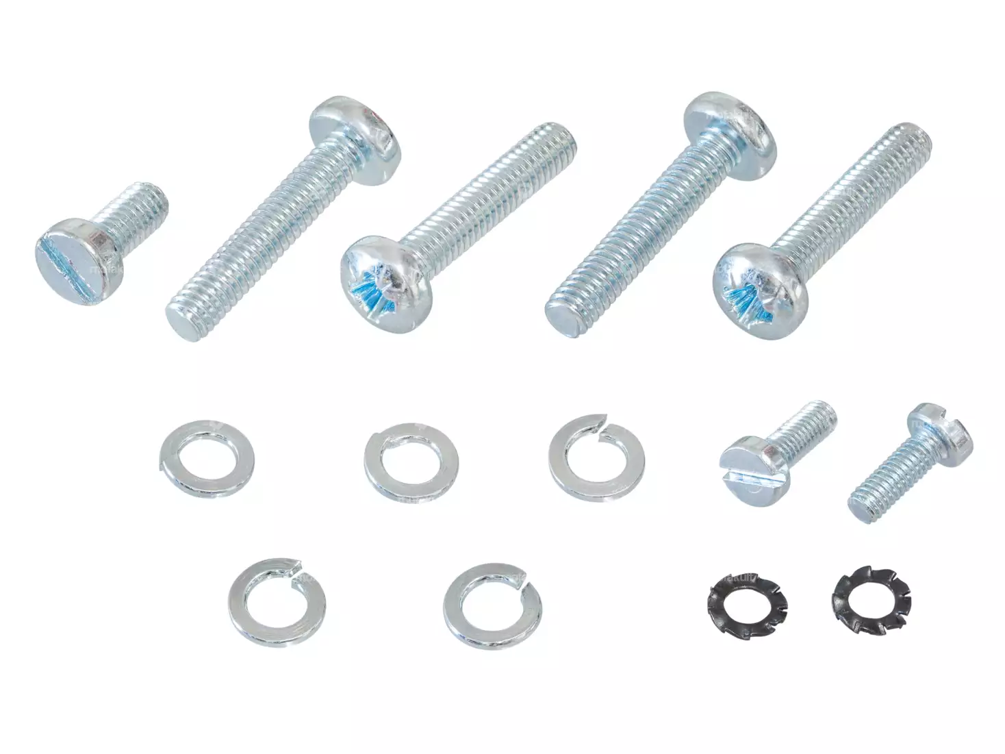 swiing® revival Schrauben-Set Zündung verzinkt | Piaggio Ciao, SI, Bravo, Boxer