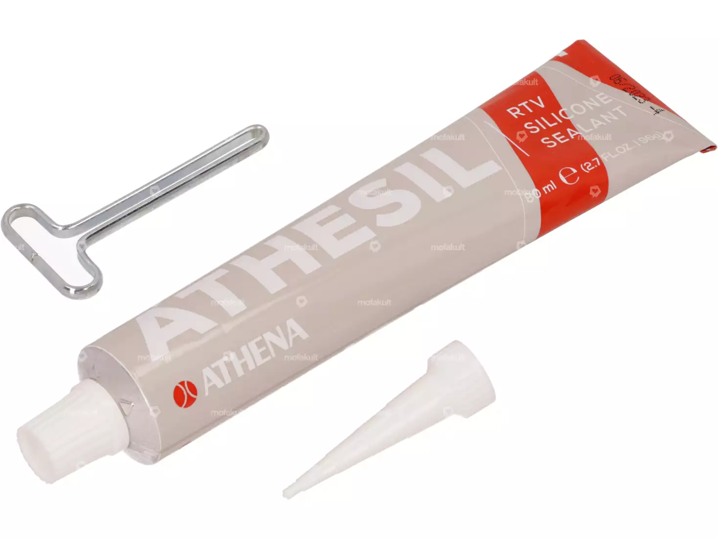 Athena Athesil Dichtmasse grau (Silikon) 80 ml dauerelastisch bis 300 °C