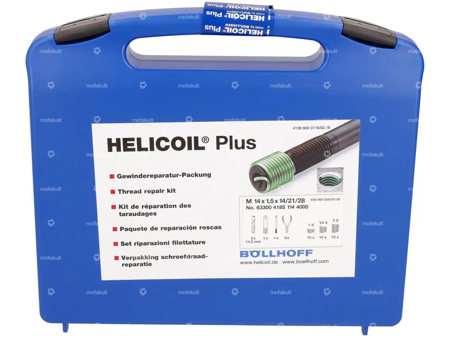HeliCoil Gewinde-Reparatur-Set M14x1.5 (Feingewinde)