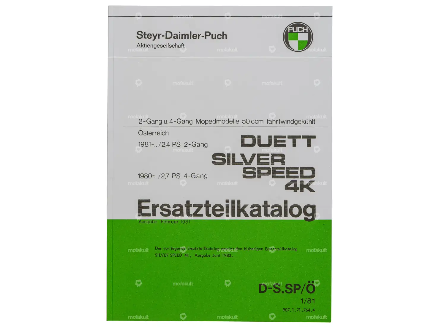 Ersatzteilkatalog | Puch Duett Silver Speed 4K (AT)