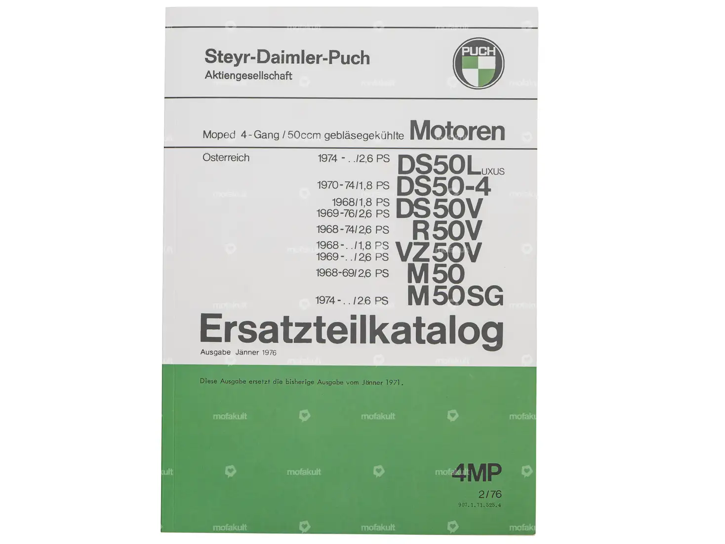 Ersatzteilkatalog | Puch DS50, R50, VZ50, M50 (AT)