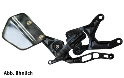 GILLES VCR Fußrastenanlage für Ducati 848 Typ H6, 1098(S) Typ H7, 1098R Typ H7, 1198(S) Typ H7