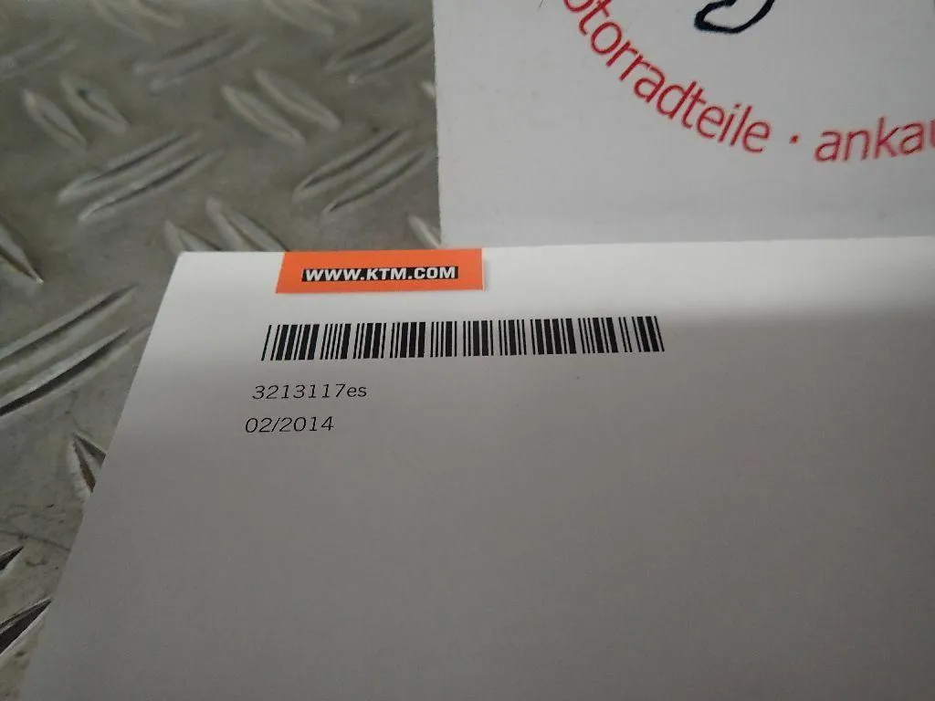 Bedienungsanleitung Buch Fahrerhandbuch Spanisch KTM 125 Duke L3e BJ.13