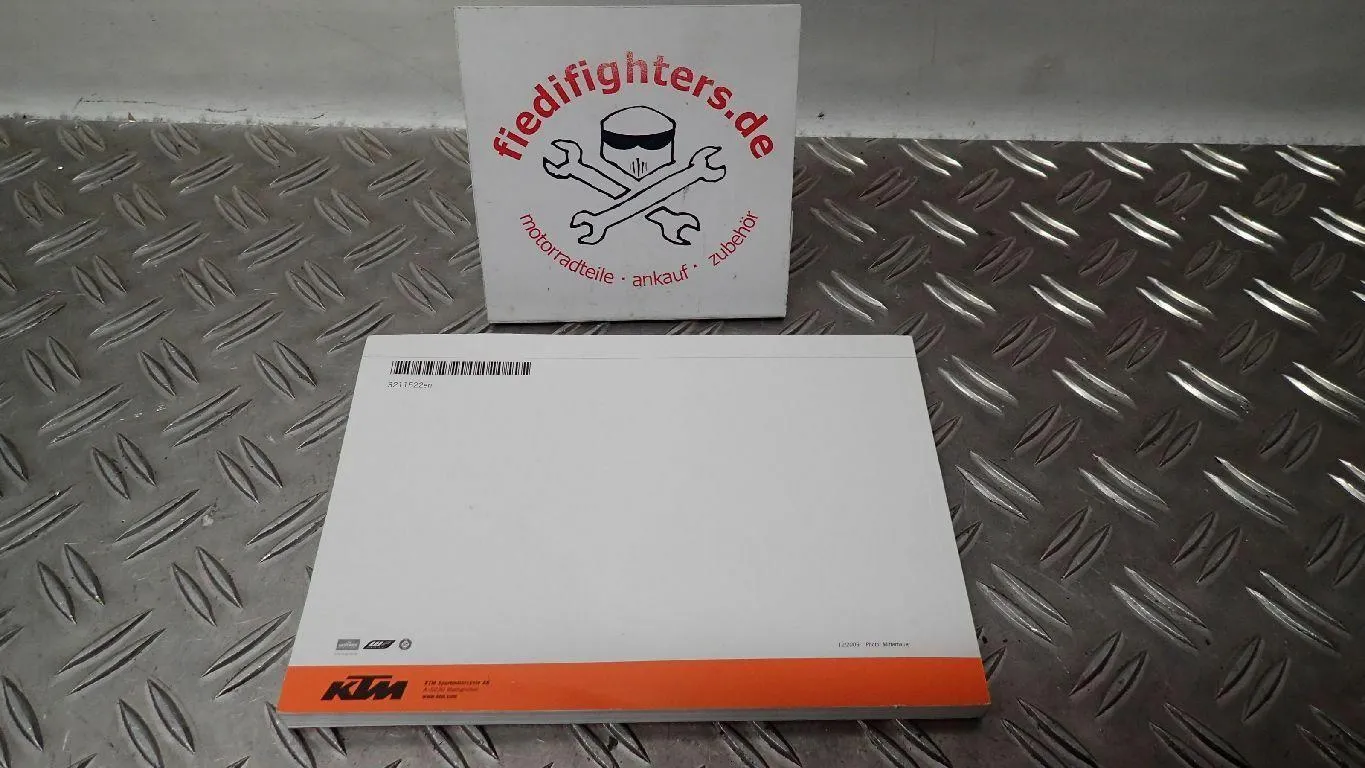 Bedienungsanleitung in Englisch Fahrer Handbuch KTM 990 Super Duke LC8EFI 6502km