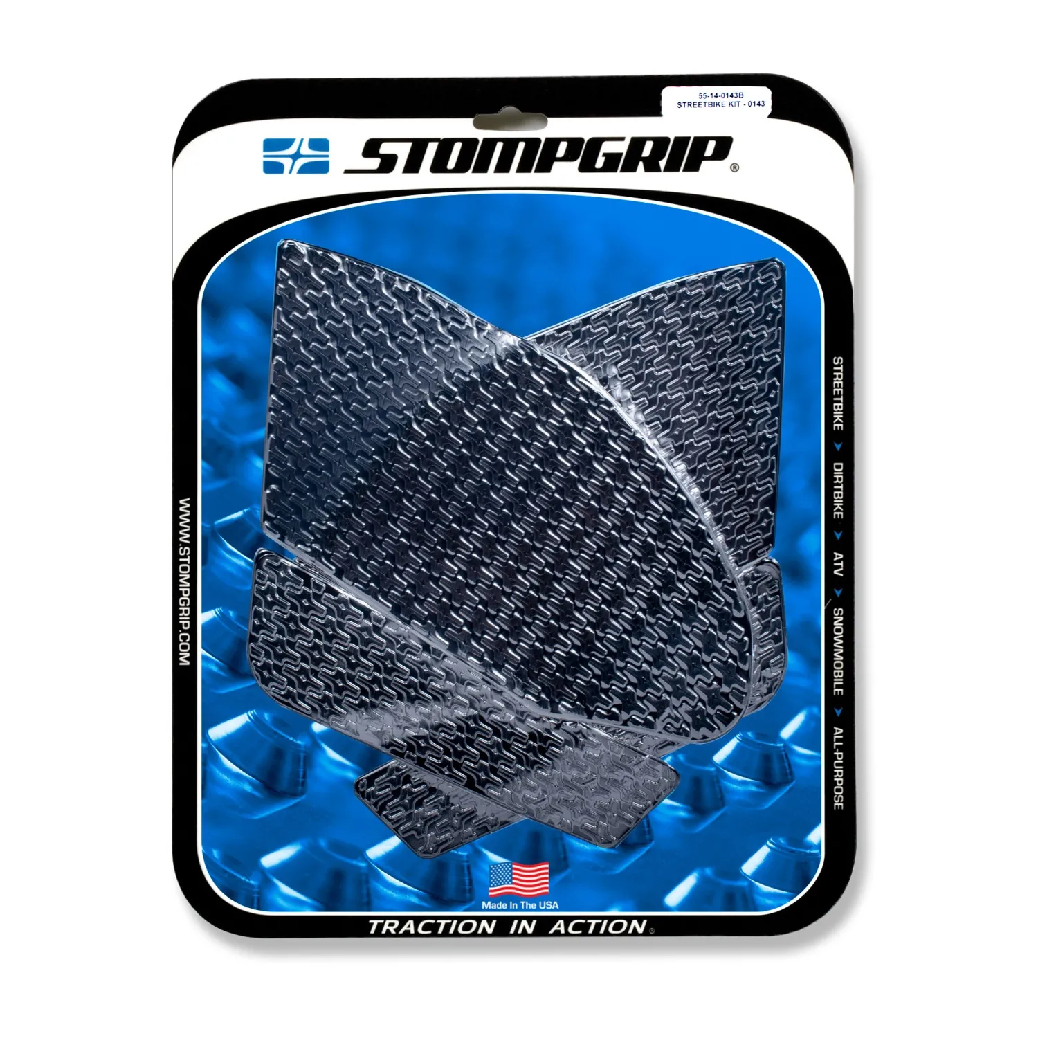 Stompgrip Traction Pads schwarz, für Suzuki GSX-R1000 (2017-2022)
