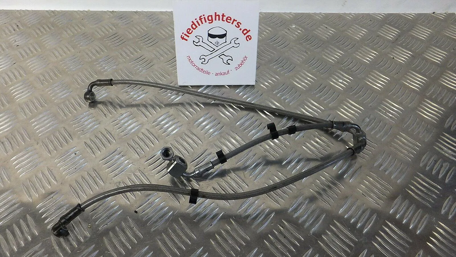 Bremse Stahlflex Bremsleitung vorne ABS 4380km BMW F 800 R F800R E8ST