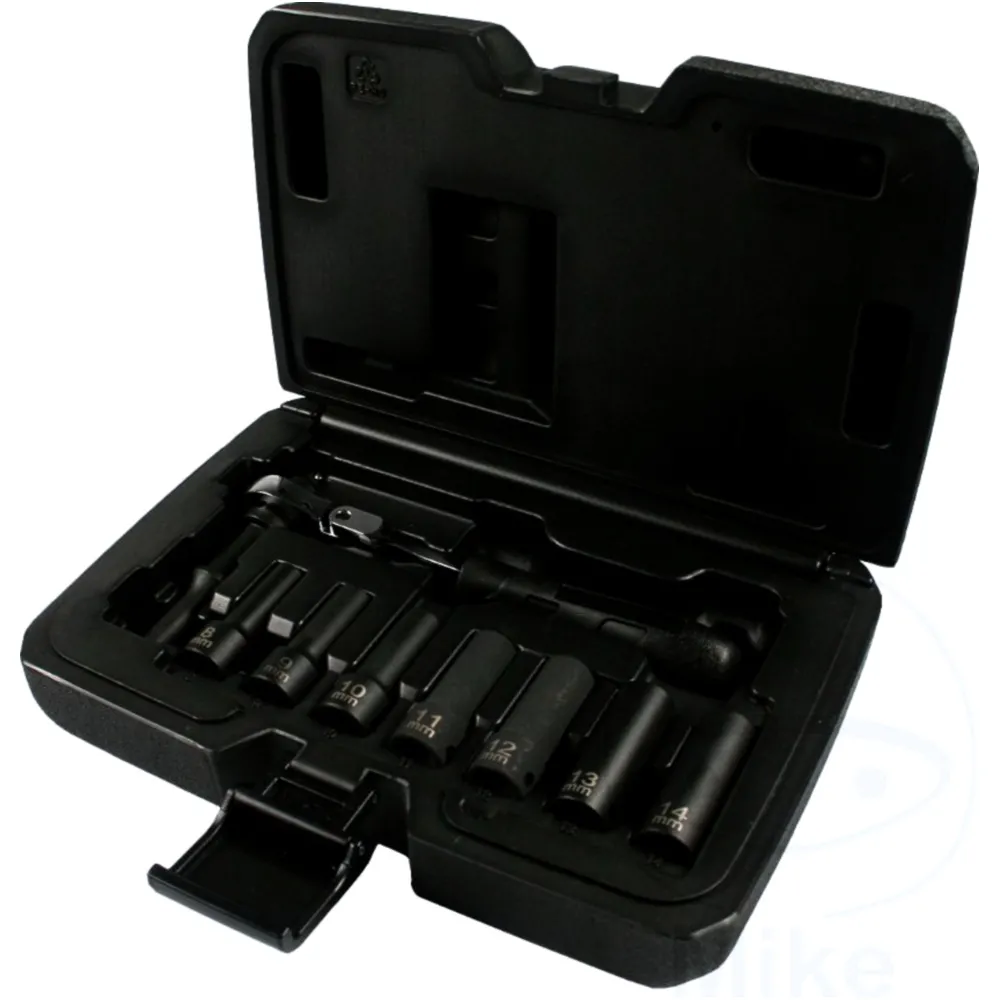 Kraft-Stecknuss Satz 6 Kant 3/8