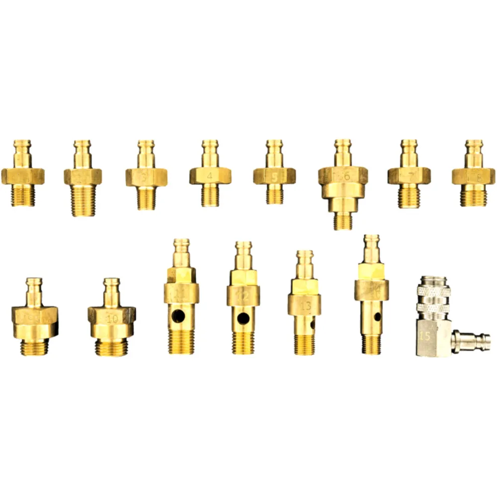 Turbo-OELDRUCKADAPTER Set 15 teilig