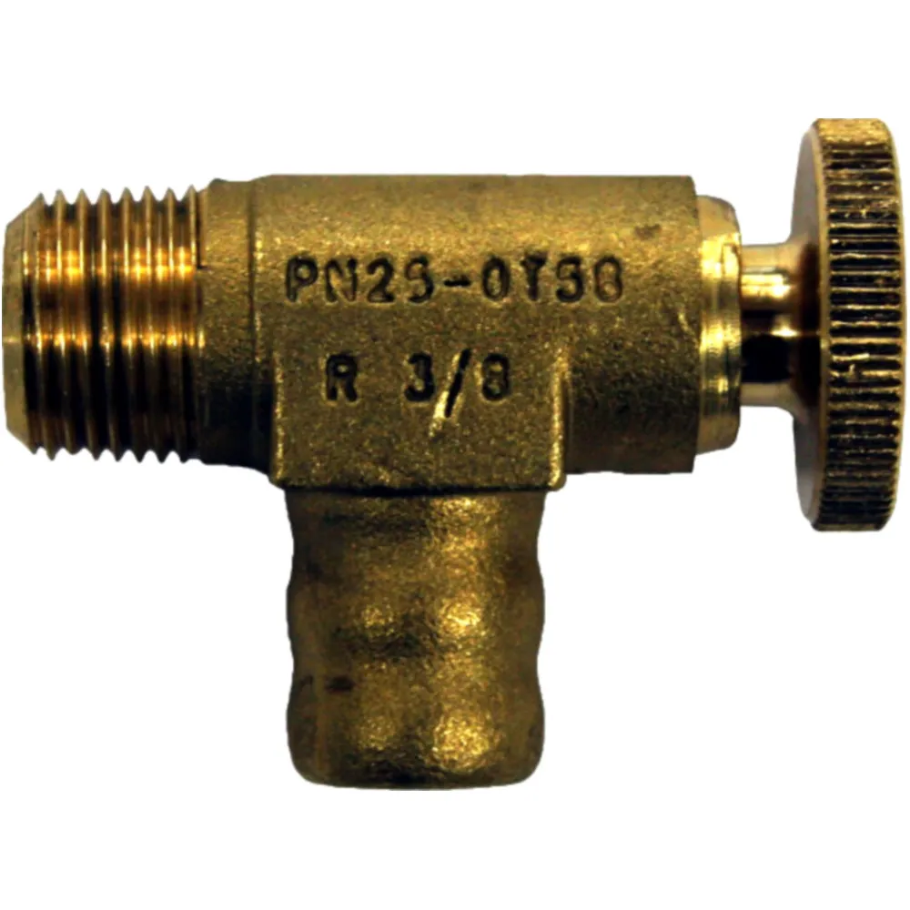 Compressor 3/8” brass drain valve