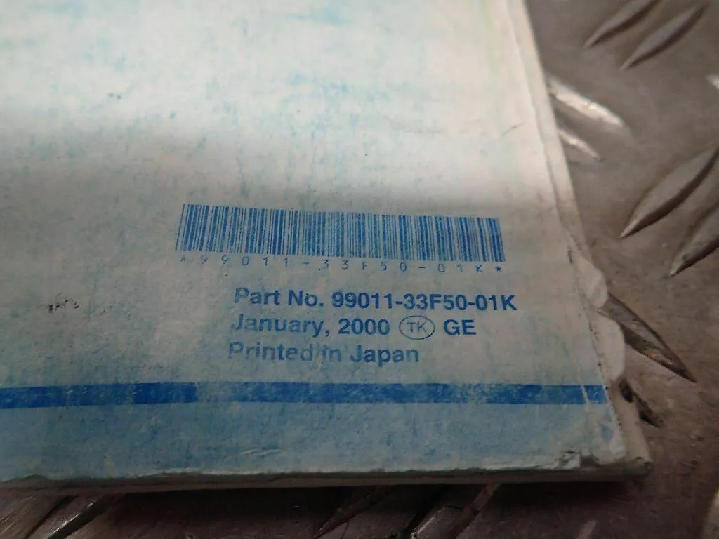 Bedienungsanleitung DE Buch Fahrerhandbuch Suzuki GSX-R 750 WVBD EZ.01 28369km