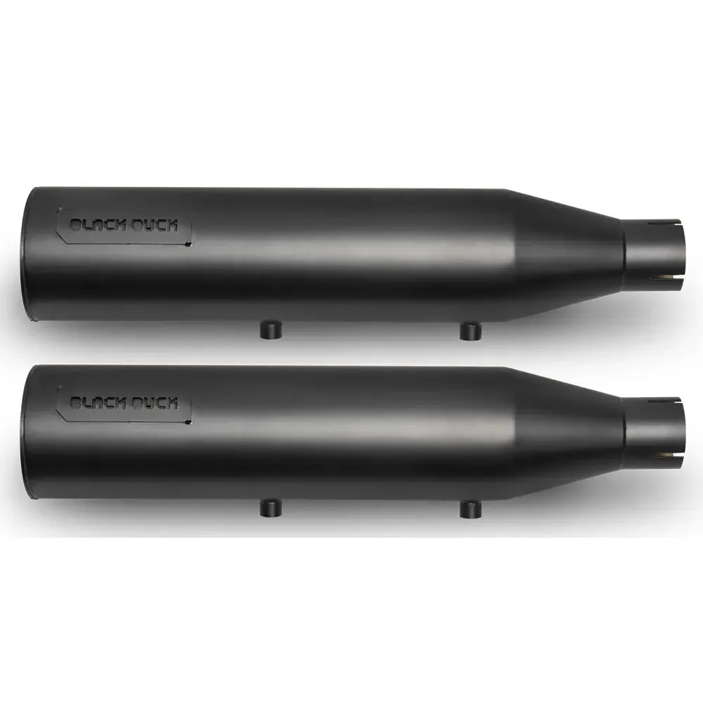 Black Duck RaidRunner EC Euro Approved Slip-On Schalldämpfer für Harley