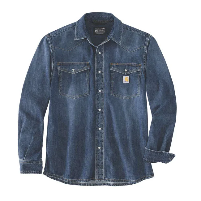 Carhartt Denim Snap Front Hemd