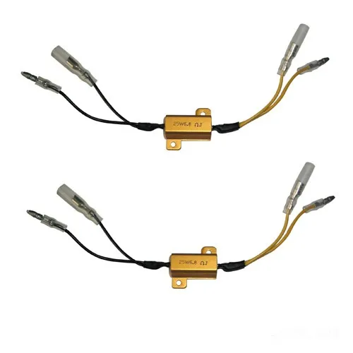 Widerstand für LED Blinker 6,8OHM, 25Watt, 1 Paar-106010012