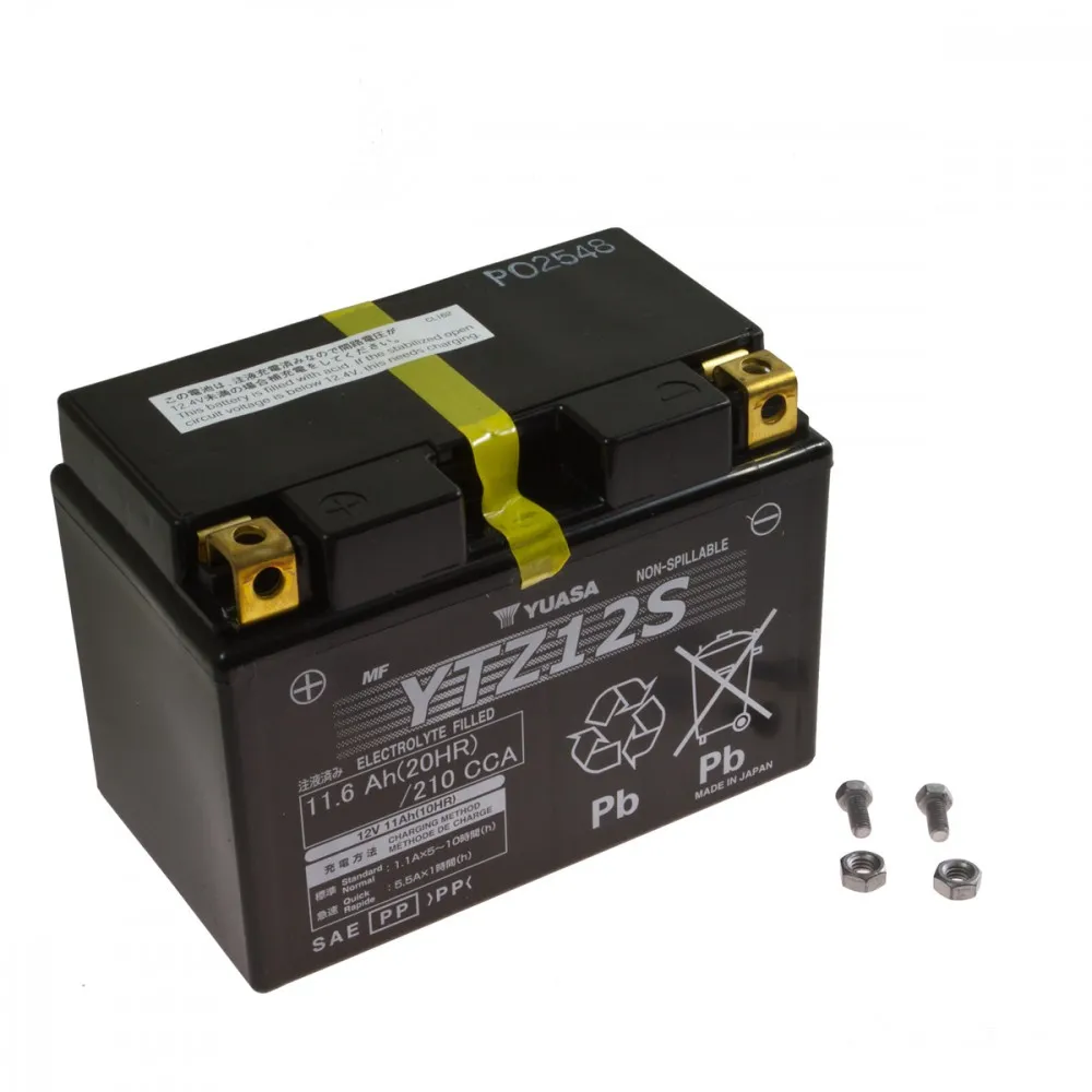 YUASA Batterie YTZ12S, 12 Volt Wartungsfrei-107010262