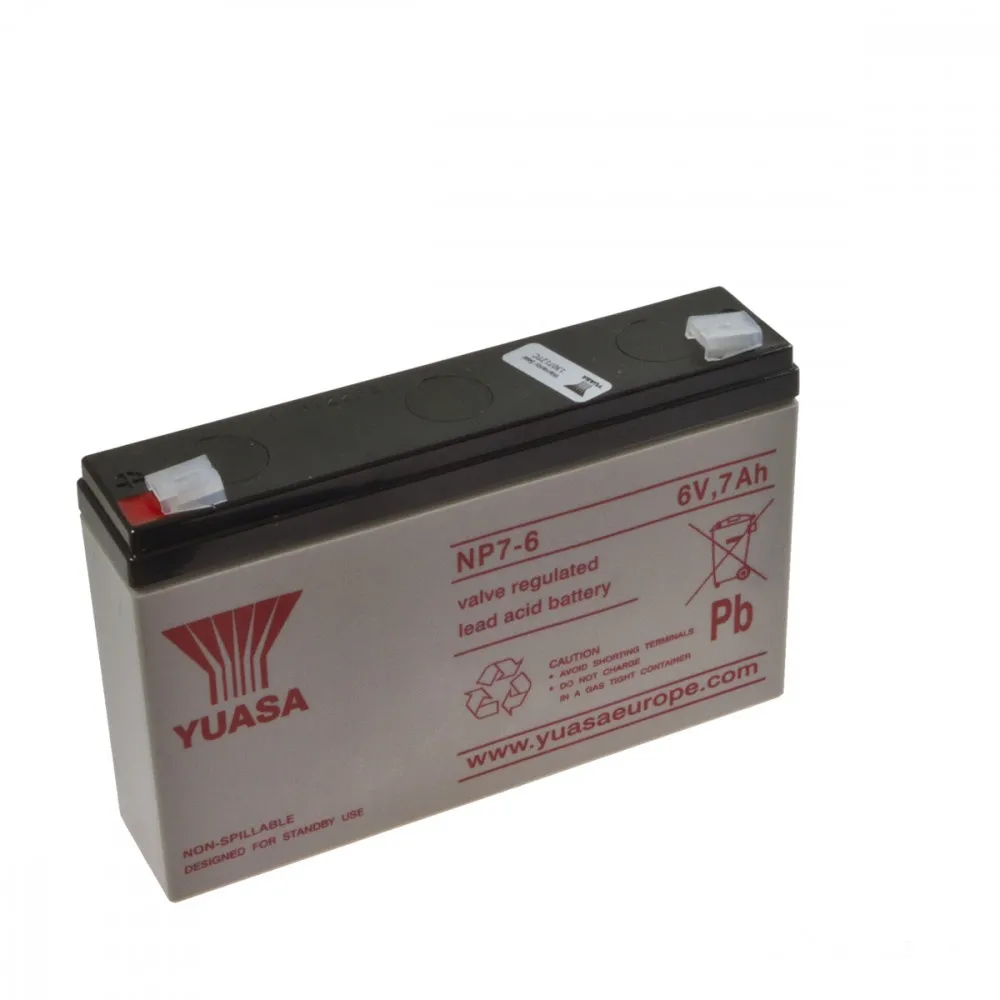 Gerätebatterie NP 7-6 Yuasa Industriebatterie Bleiakku-120015966