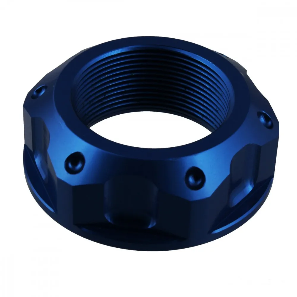 Mutter Lenkkopf M25x1.00mm Alu blau, LTYOKEO20B-104068116