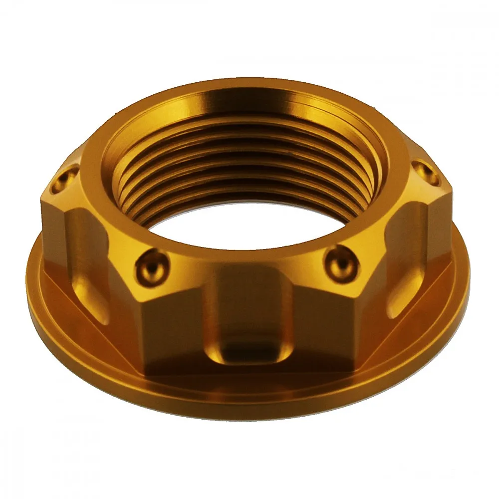 Mutter Lenkkopf M24x1.50 mm Alu gold, LTYOKEO30G-104068119