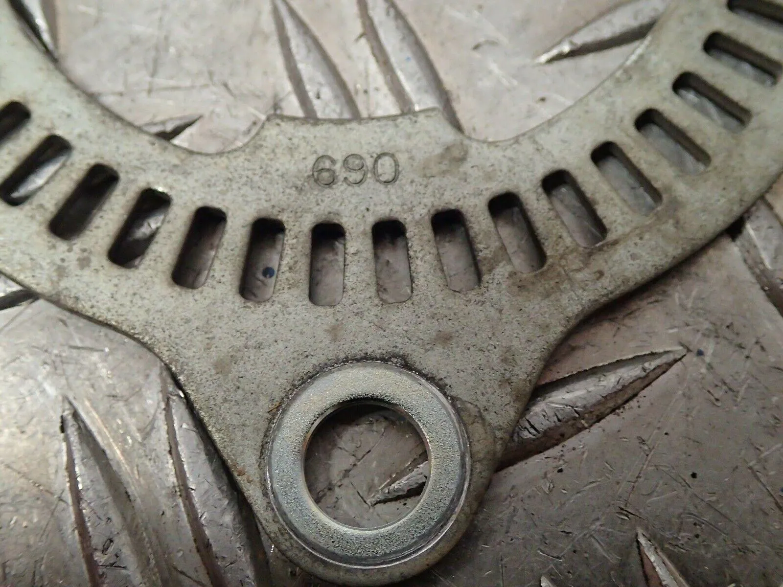 ABS Ring hinten ABS Geberkranz hinten Kawasaki Z750 ABS ZR750L Ez.07 29933km