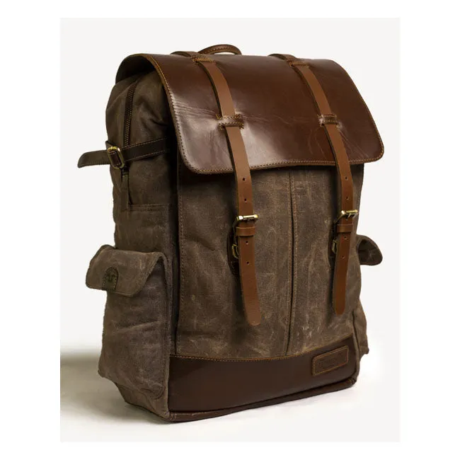 Trip Machine Vintage Rambler Motorrad-Satteltasche / Rucksack