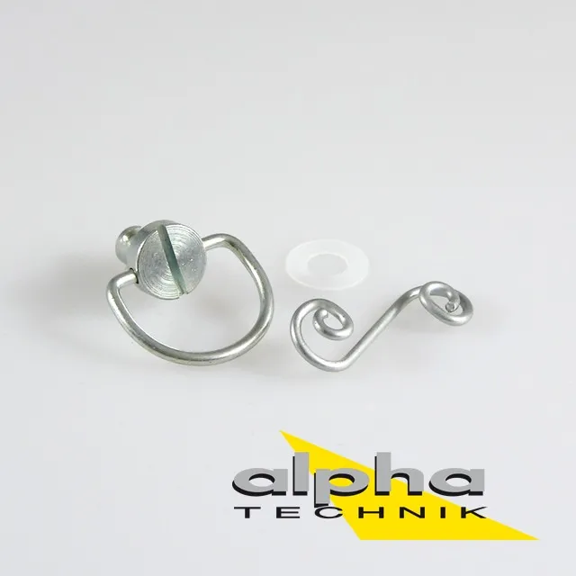 Verkleidungsschnellverschluß mit Drahtbügel 9mm