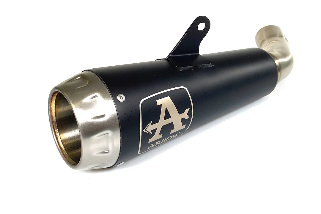 ARROW Auspuff DARK PRO-RACE Edelstahl für Yamaha YZF-R3 Modelljahr 2019-