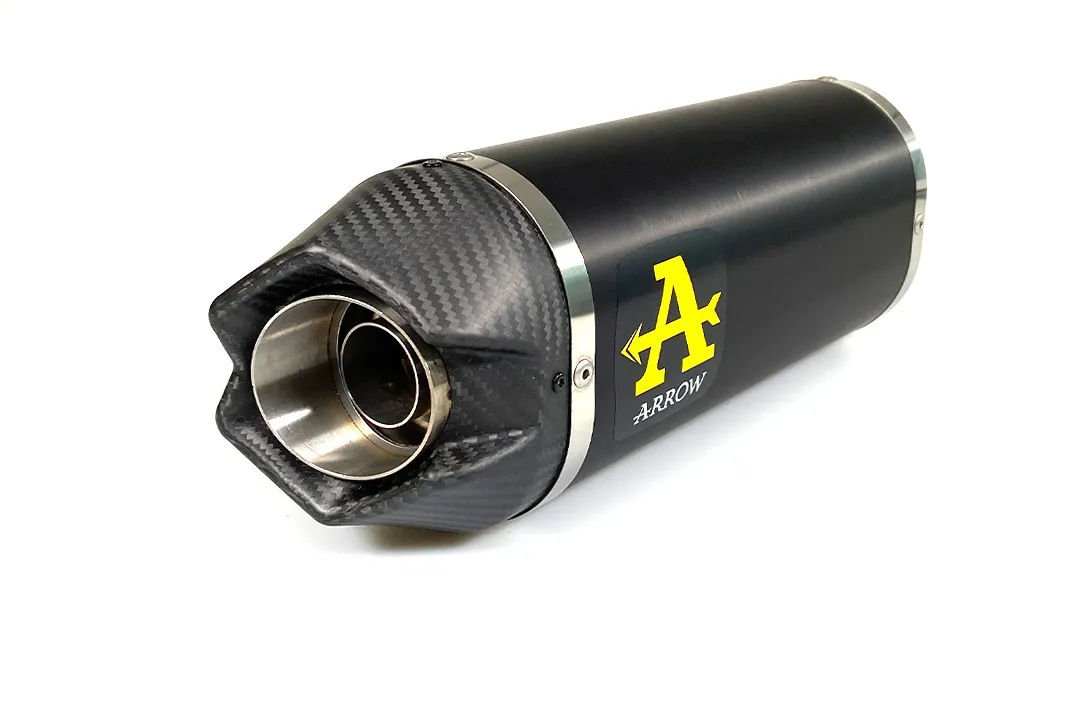 ARROW Auspuff DARK INDY RACE für Aprilia RS660 2021-, Aluminium schwarz