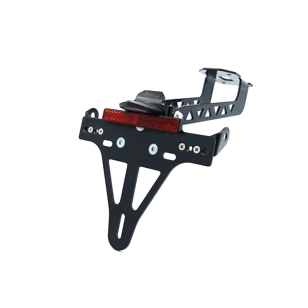 alpha Technik Kennzeichenhalter für Kawasaki Versys 1000, Typ LZT00C, ab Modelljahr 2019 - und Versys 1100, Typ LZT10A, Modelljahr 2025-