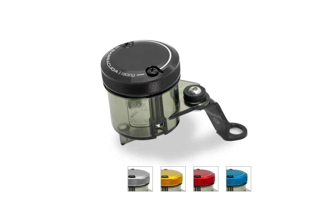 Barracuda Universal Ausgleichsbehälter mit schwarzem Aluminiumdeckel, Durchmesser 50 mm