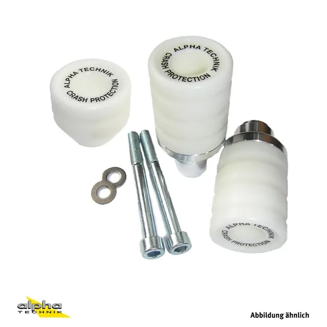 Sturzpad-Kit für Suzuki GSX-R600/750 2008-10 weiß