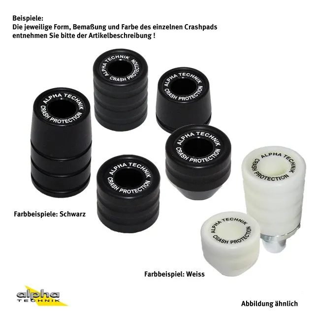 alpha Technik Crash Protector, einzeln, 2008-, 50x60 mm schwarz