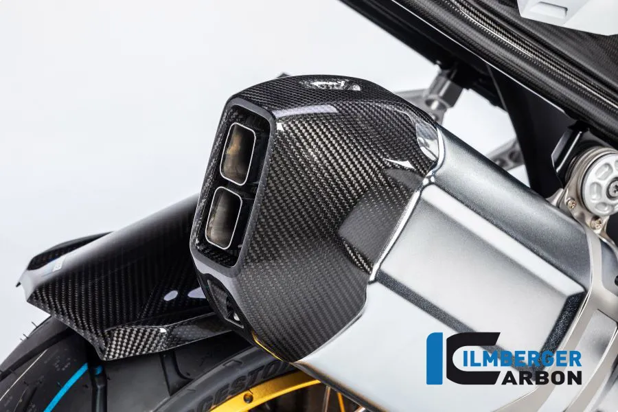 Auspuffhitzeschutz hinten Carbon für BMW R 1250 GS ab 2019