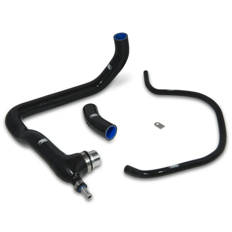 SAMCO SPORT Siliconschlauch Kit Thermostat Bypass schwarz für Yamaha YZF-R1 M MT10 Modelljahr 2015-2020