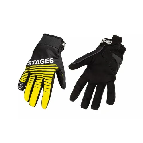 GUANTI MOTO STAGE6 STREET PURE GIALLO / NERO - TAGLIA M