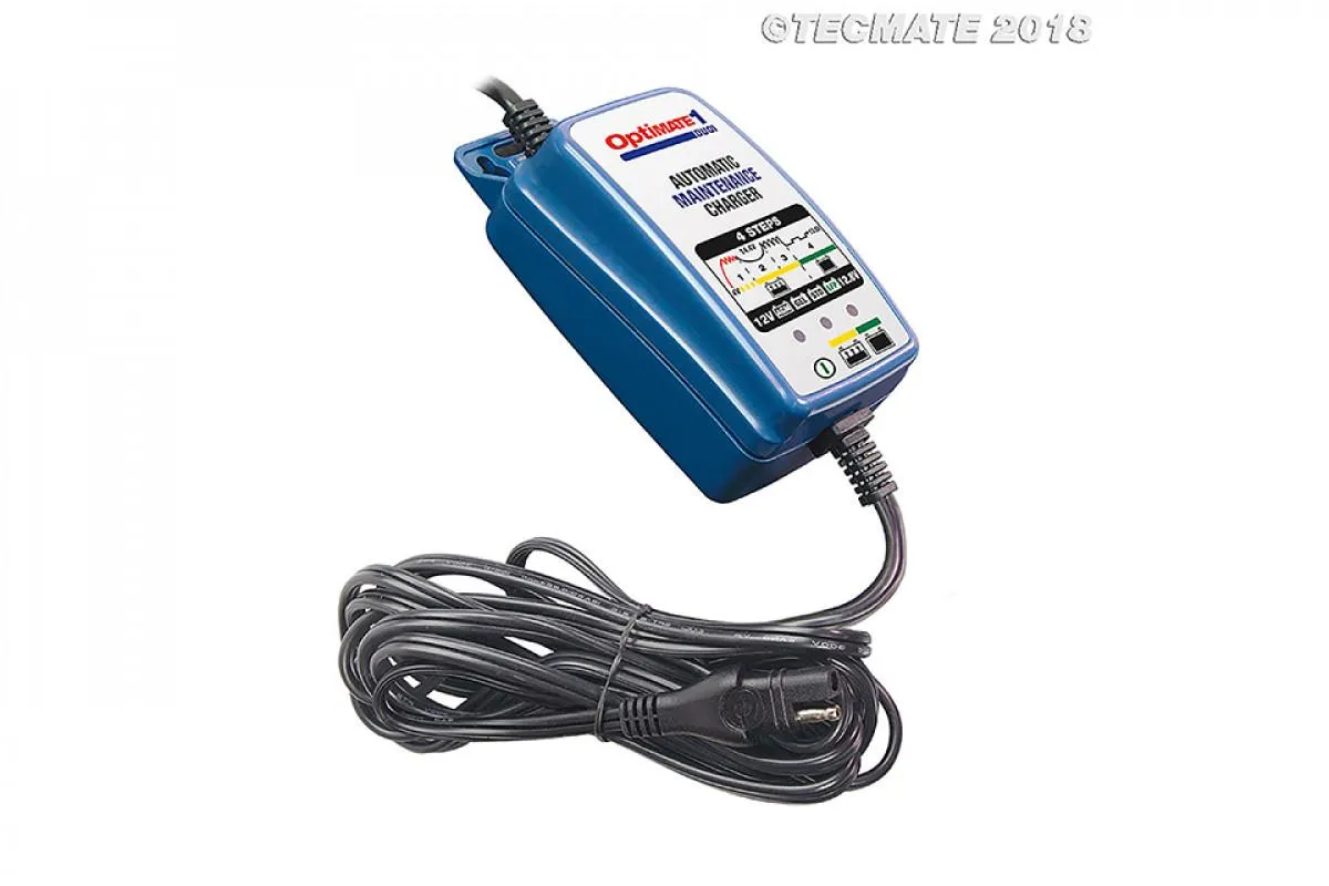 Batterieladegerät OPTIMATE 1 DUO 12V/12,8V, 0,6A, 4-stufiges Ladegerät für 2-20Ah Std/AGM/GEL/LFP